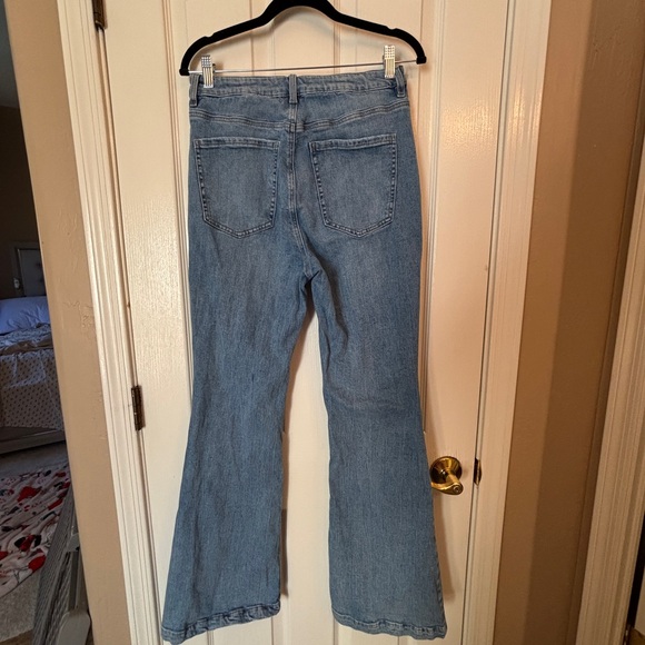 Garage Denim - Garage Denim Light Blue Flare Boot Cut Jeans Juniors Size 9 Casual Jeans
